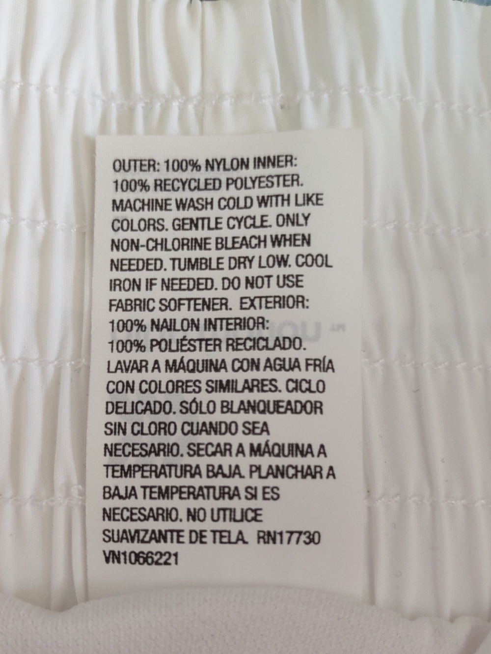 All In Motion Large White High Rise Crinkle Short - Picture 11 of 16